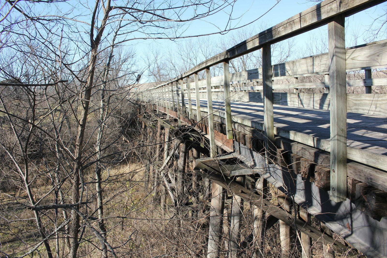 Looking north (railroad west)